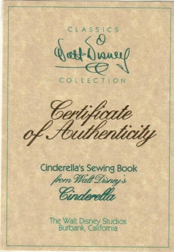 Cinderella's Sewing Book
