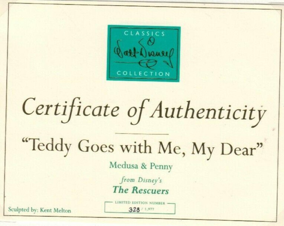 Teddy Goes with Me, My Dear