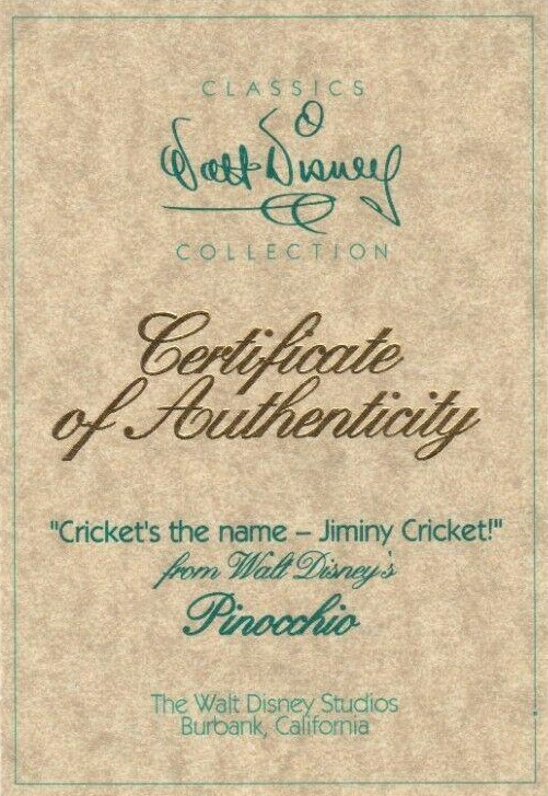 Cricket's The Name, Jiminy Cricket