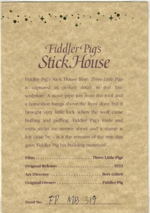 Fiddler Pig's
Stick House