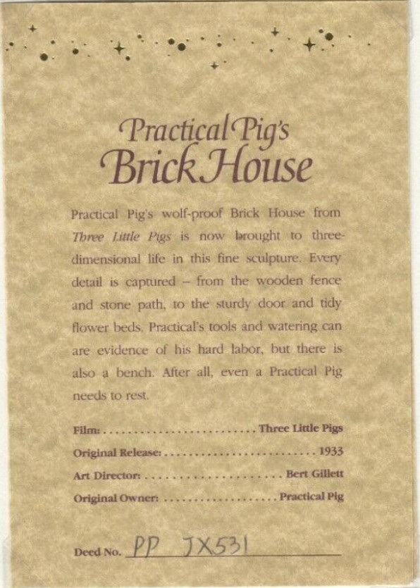 Practical Pig's
Brick House