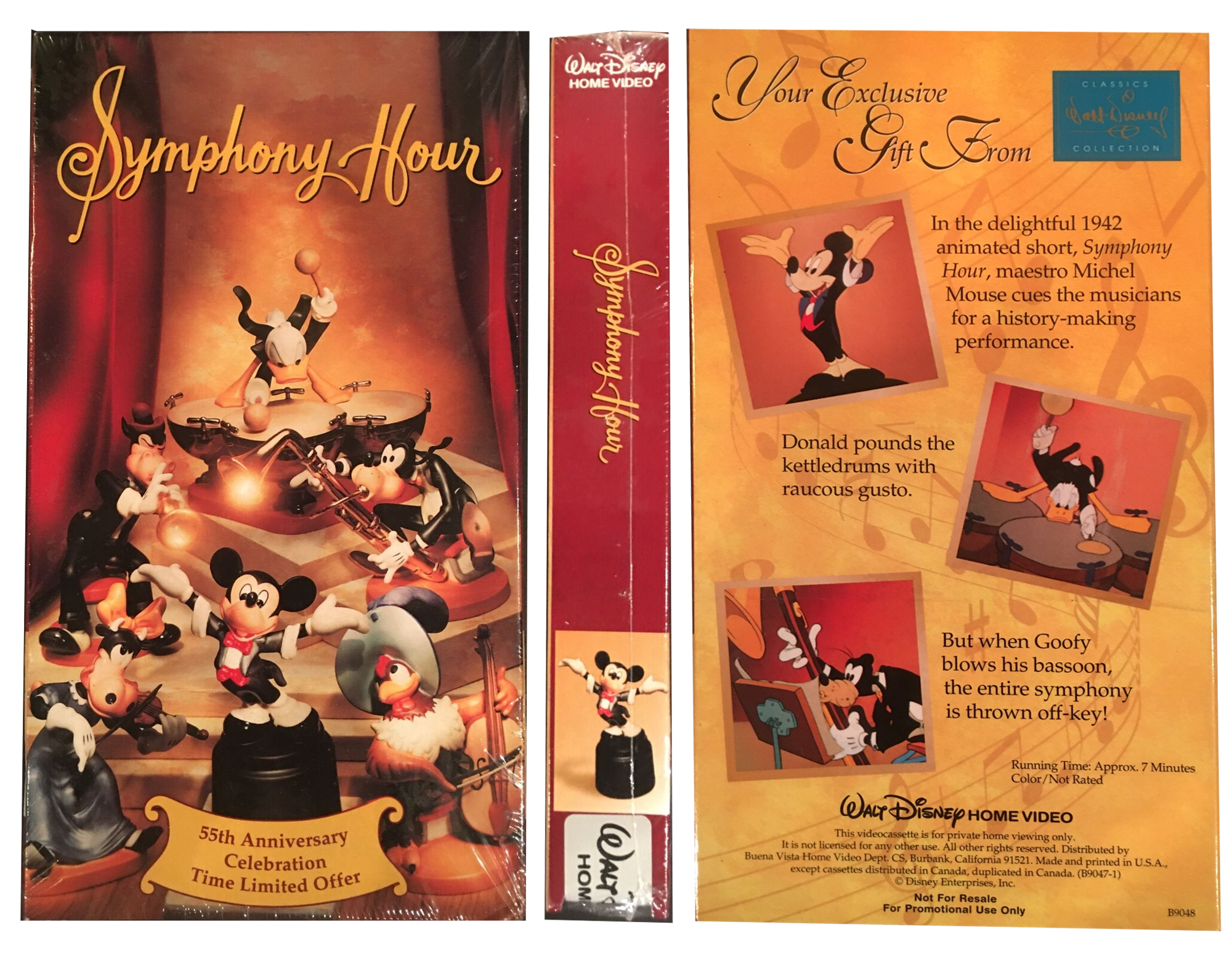 Promotional VHS tape celebrating the 55th anniversary of Walt Disney Classics Collection's 