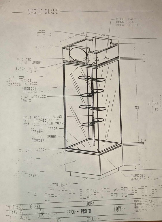 WDCC Display Case: Enchanted Places Rotating center
