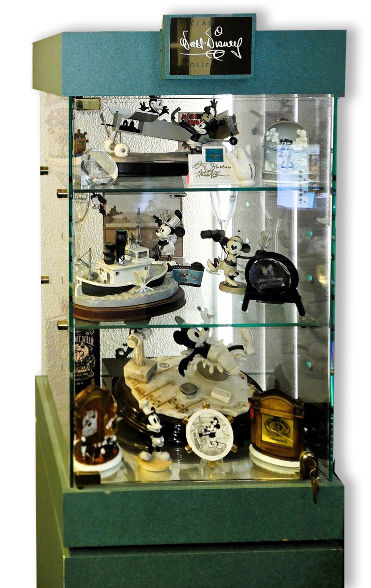 WDCC Display Case:  Cabinet with pedestal base
