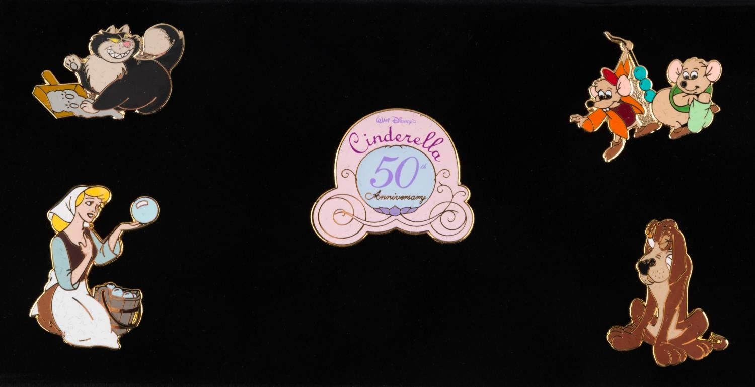 Cinderella Pins set 50th Anniversary