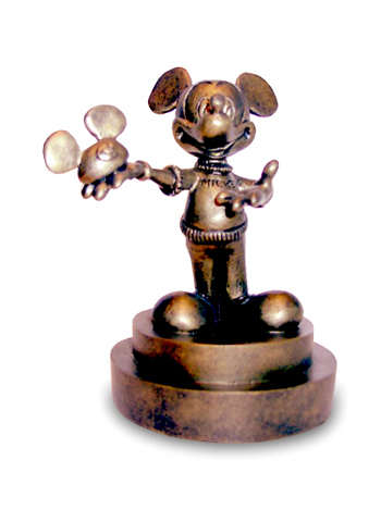 Bronze Mickey Mouse with Mouse Ears